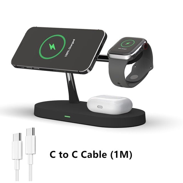 3-in-1 Wireless Magsafe Charger Stand - SavageBiz