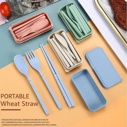 4Pcs Travel Utensil Set - SavageBiz