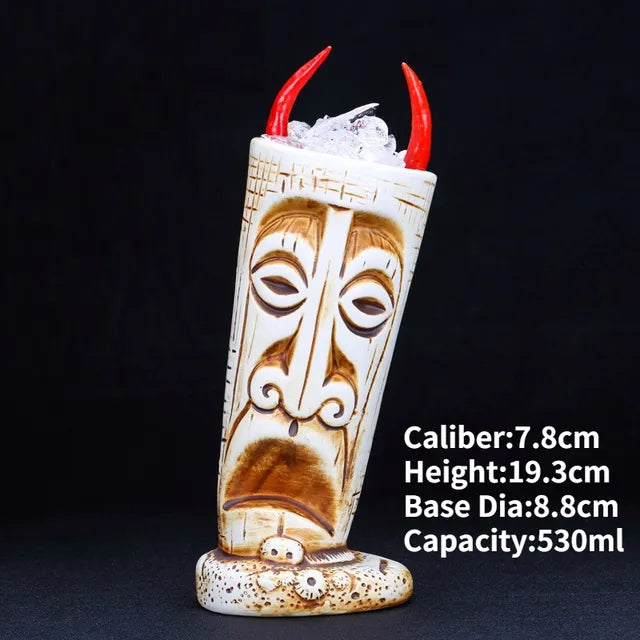 Hawaii Ceramic Tiki Mugs - SavageBiz