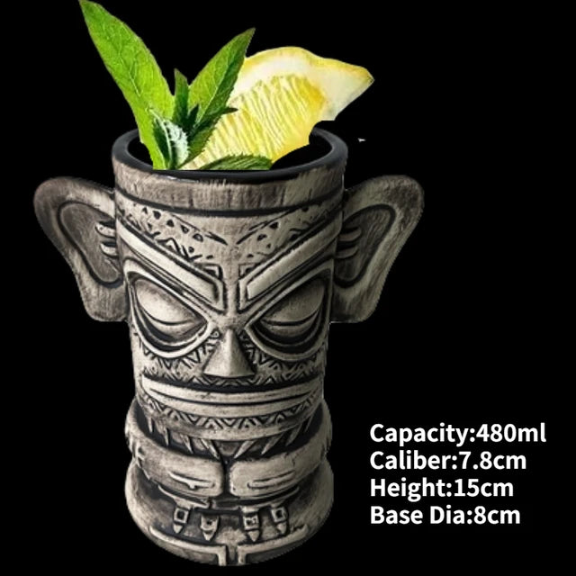 Hawaii Ceramic Tiki Mugs - SavageBiz