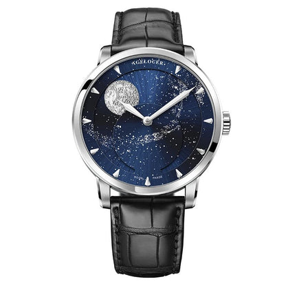 AGELOCER Designer Moon Phase Luxury Watch - SavageBiz