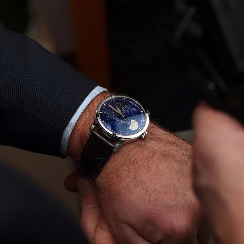 AGELOCER Designer Moon Phase Luxury Watch - SavageBiz