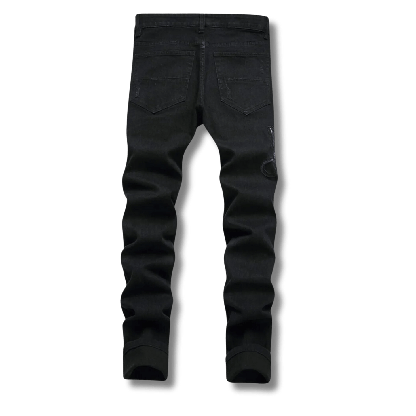 Black Python Jeans - SavageBiz