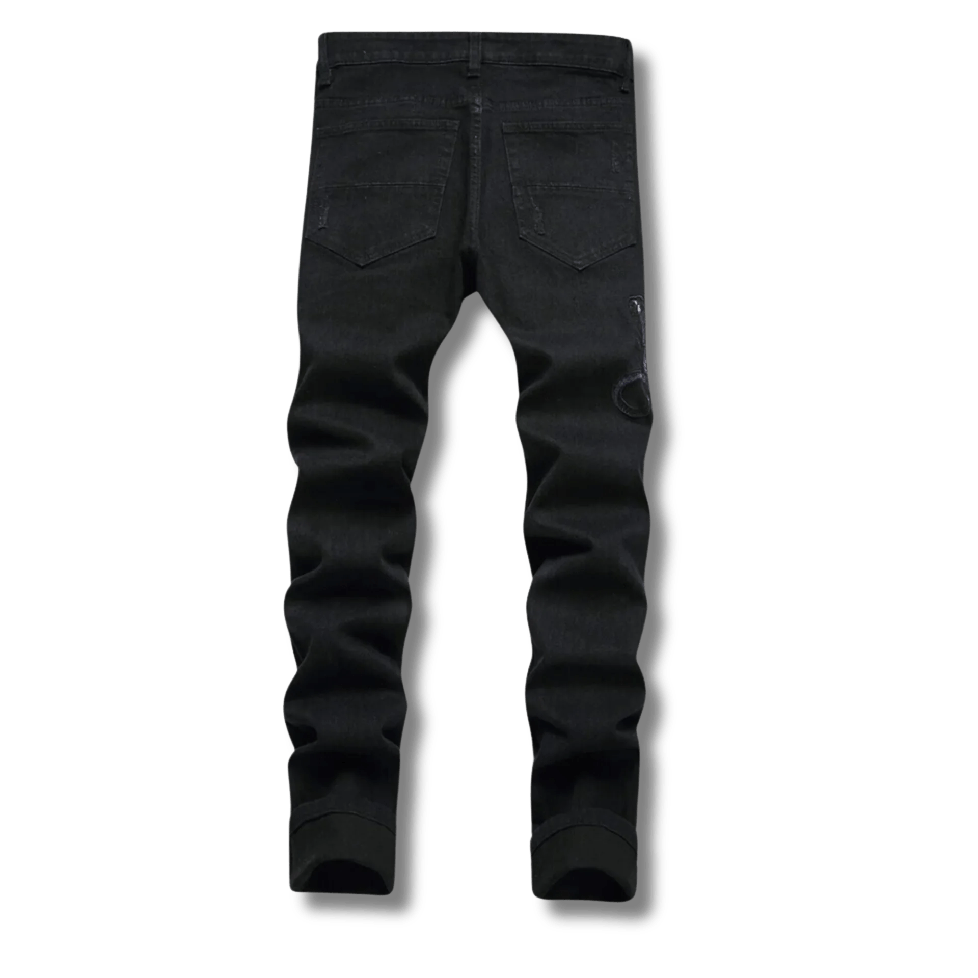 Black Python Jeans - SavageBiz