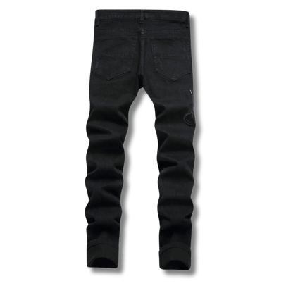 Black Python Jeans - SavageBiz