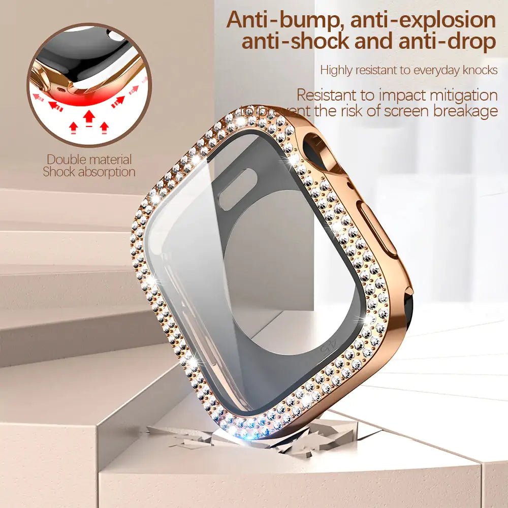 Bling Glass + Cover for Apple Watch Case - SavageBiz