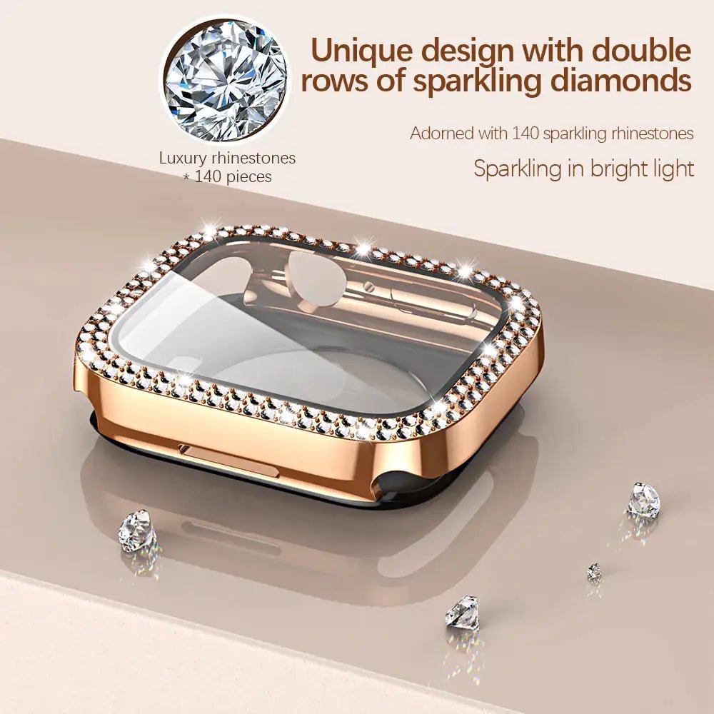 Bling Glass + Cover for Apple Watch Case - SavageBiz