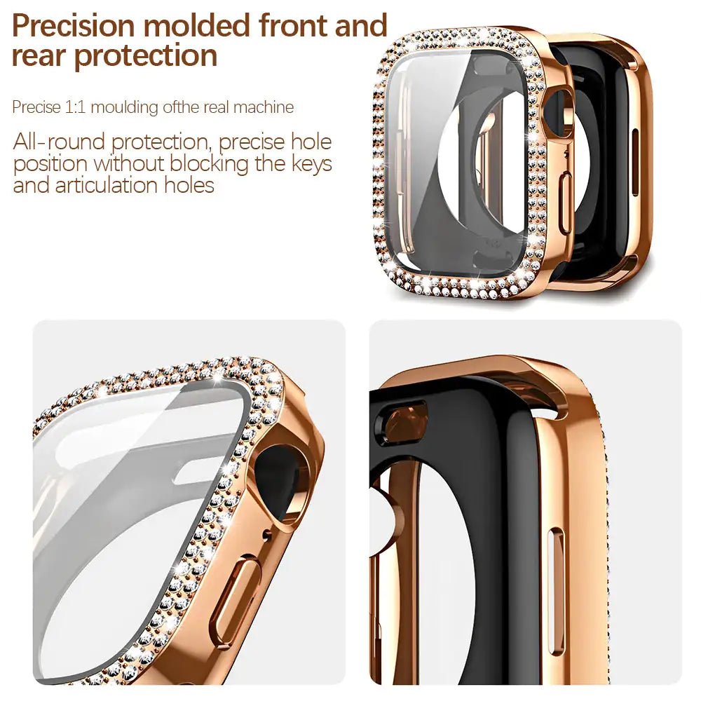 Bling Glass + Cover for Apple Watch Case - SavageBiz