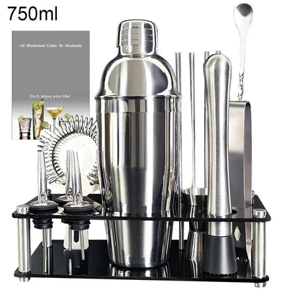Boston Cocktail Shaker Bar Tools Mixer Set - SavageBiz