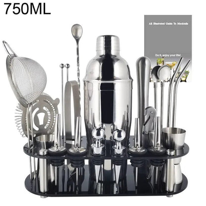Boston Cocktail Shaker Bar Tools Mixer Set - SavageBiz
