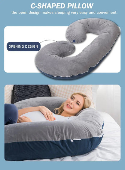 C-Shaped Body Pregnancy Pillow - SavageBiz