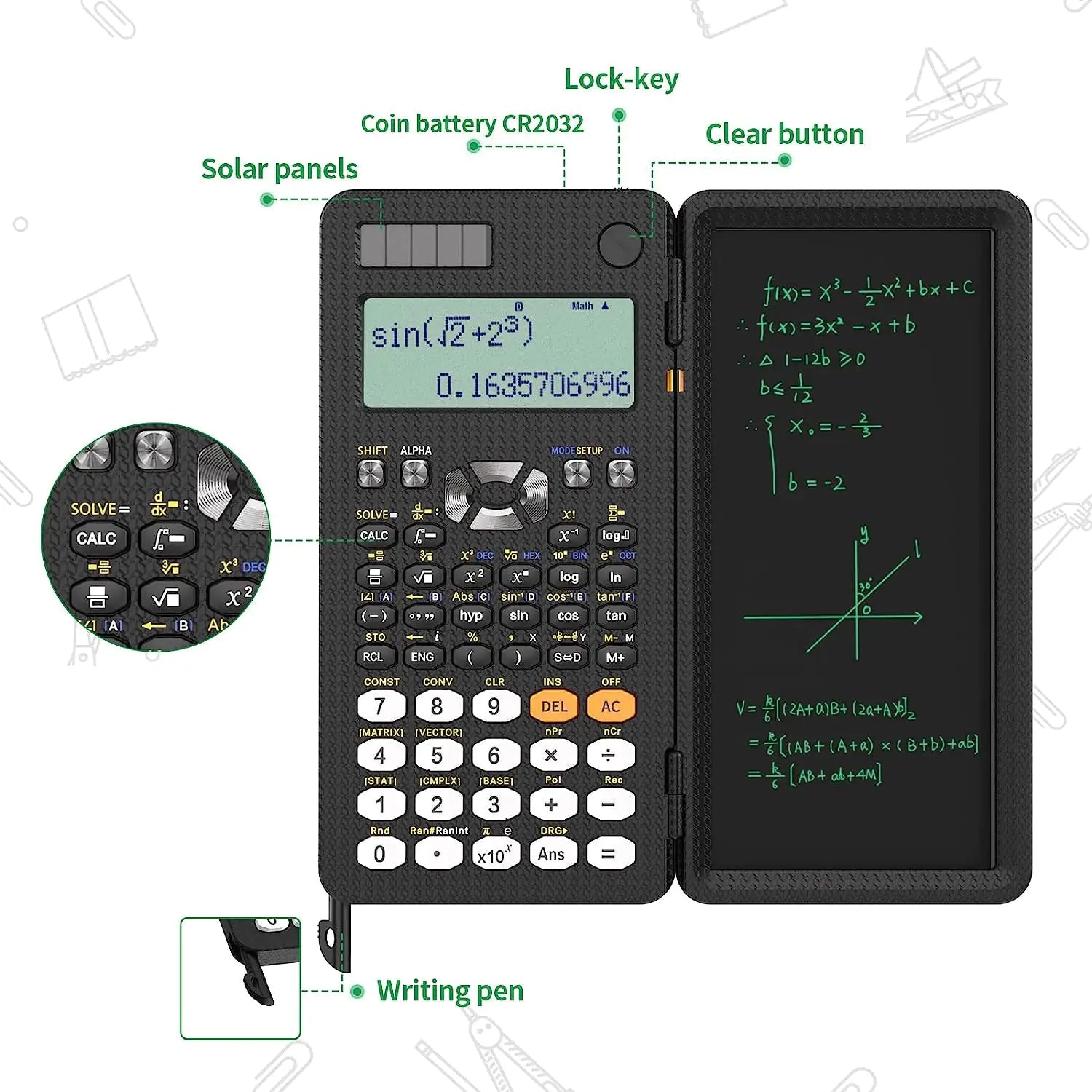 Calculator with Notepad | Scientific - SavageBiz