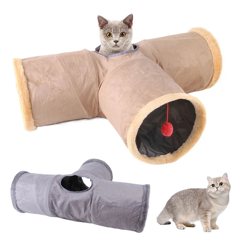 Cats Tunnel Foldable Pet Toy - SavageBiz