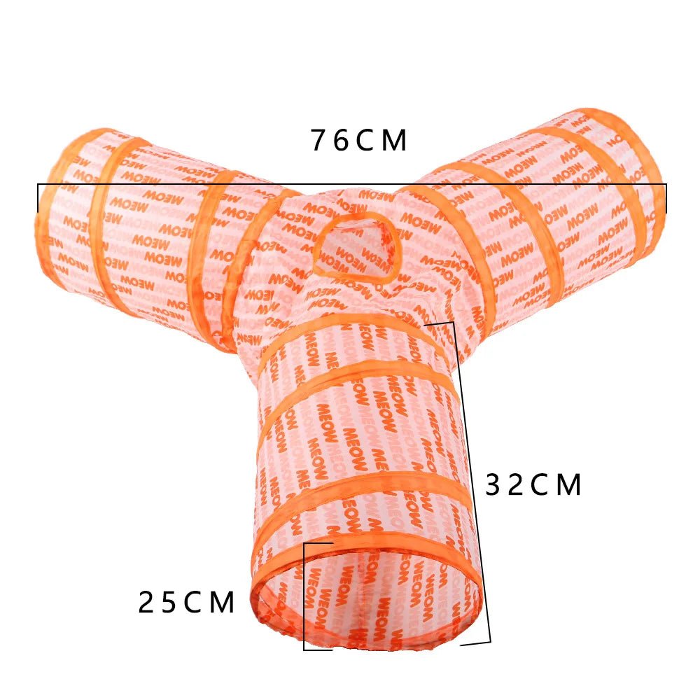 Cats Tunnel Foldable Pet Toy - SavageBiz