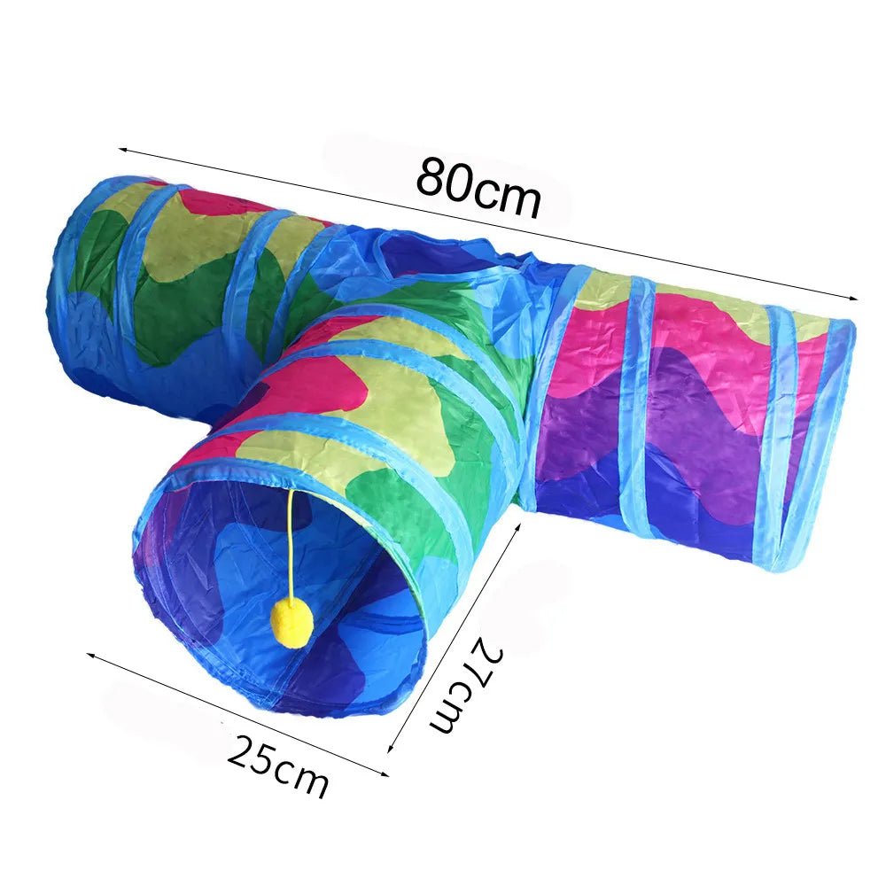 Cats Tunnel Foldable Pet Toy - SavageBiz