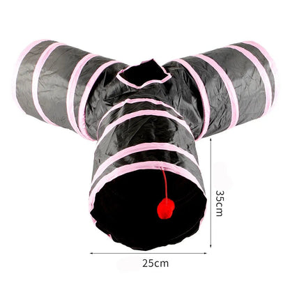Cats Tunnel Foldable Pet Toy - SavageBiz