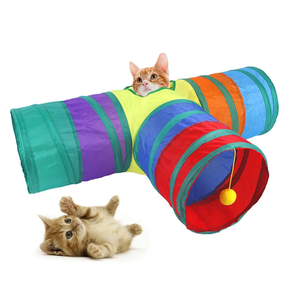 Cats Tunnel Foldable Pet Toy - SavageBiz