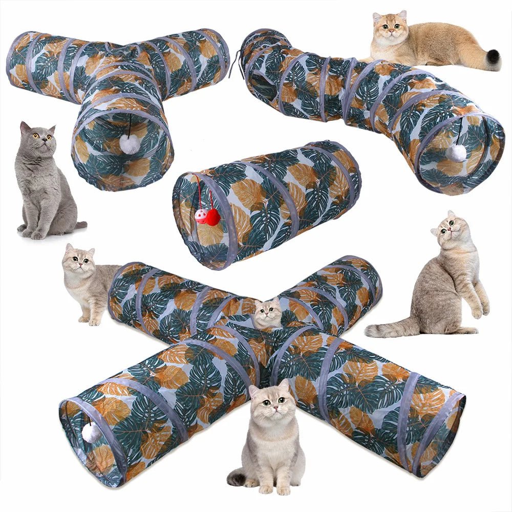 Cats Tunnel Foldable Pet Toy - SavageBiz