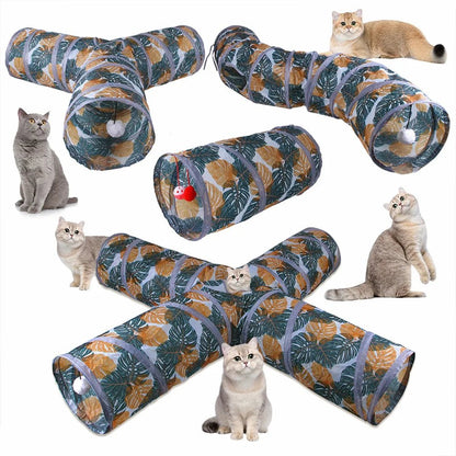 Cats Tunnel Foldable Pet Toy - SavageBiz