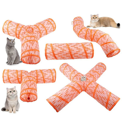Cats Tunnel Foldable Pet Toy - SavageBiz