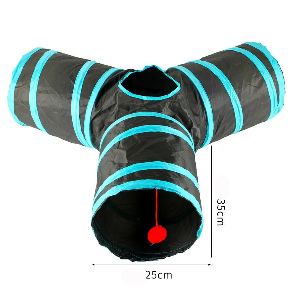 Cats Tunnel Foldable Pet Toy - SavageBiz