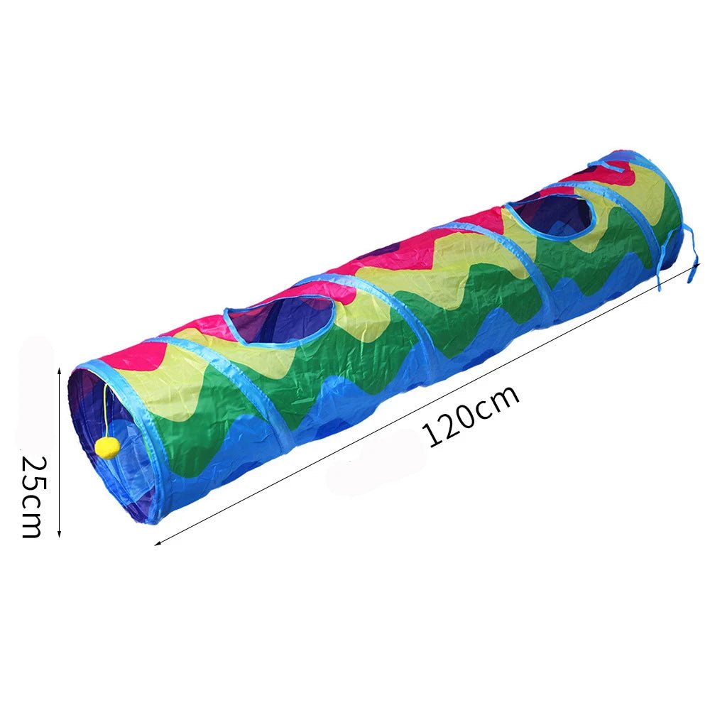 Cats Tunnel Foldable Pet Toy - SavageBiz