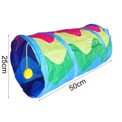 Cats Tunnel Foldable Pet Toy - SavageBiz