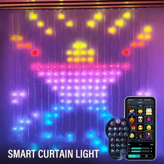 Color Waves LED Curtain Sync Lights - SavageBiz