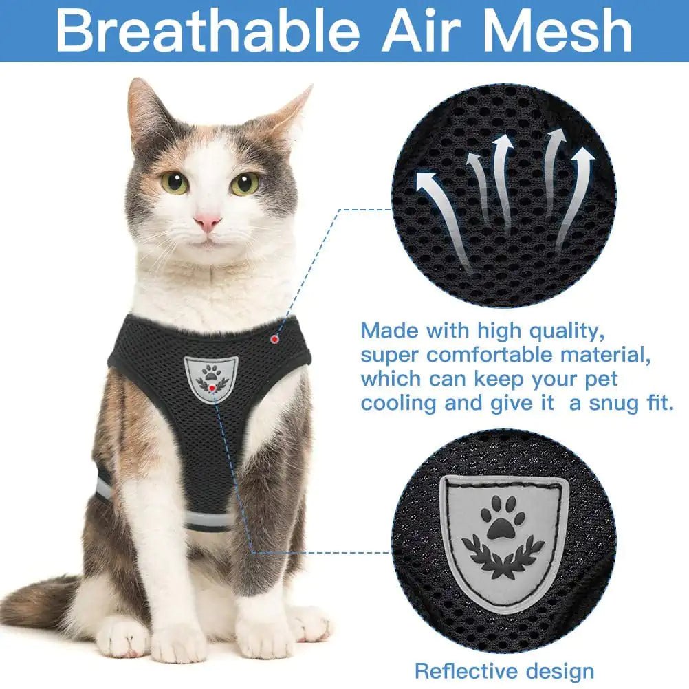 CozyCat Pet Harness and Leash - SavageBiz