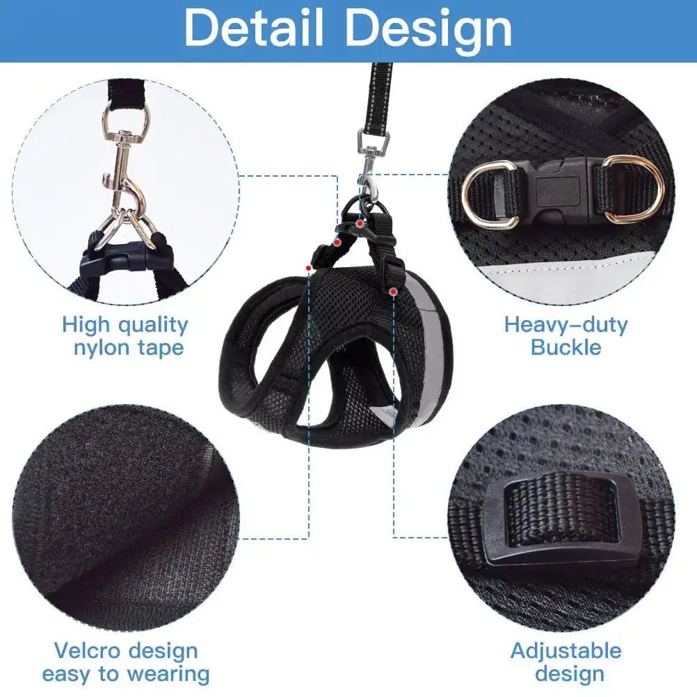 CozyCat Pet Harness and Leash - SavageBiz