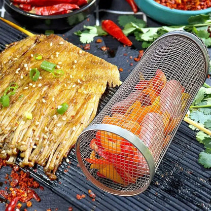 Cylinder Grill Basket - SavageBiz