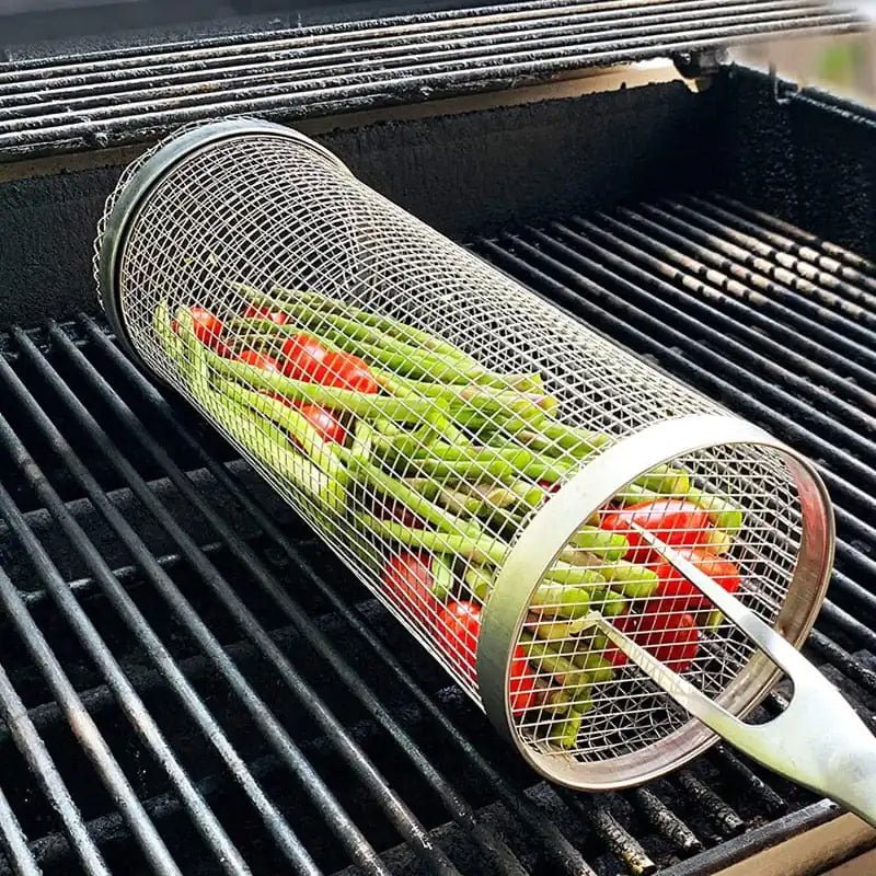 Cylinder Grill Basket - SavageBiz