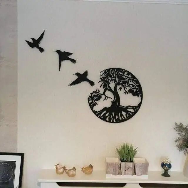 Decorative Iron Wall Art Wall Hanging - SavageBiz