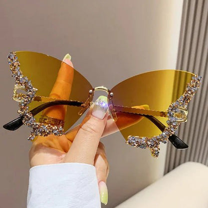 Diamond Butterfly Sunglasses - SavageBiz