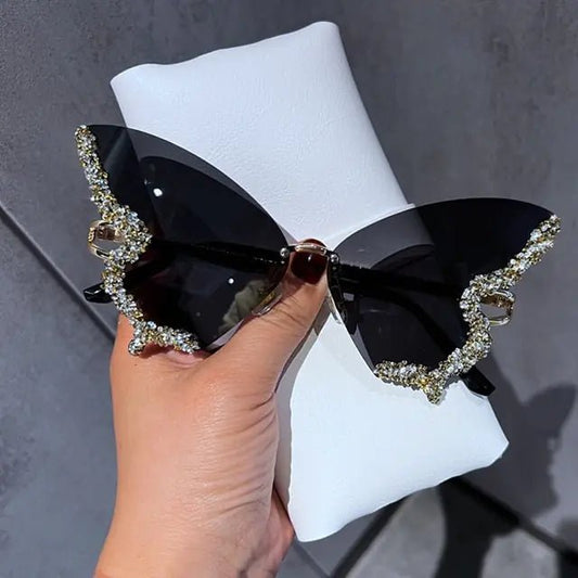 Diamond Butterfly Sunglasses - SavageBiz