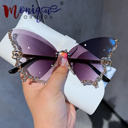 Diamond Butterfly Sunglasses - SavageBiz