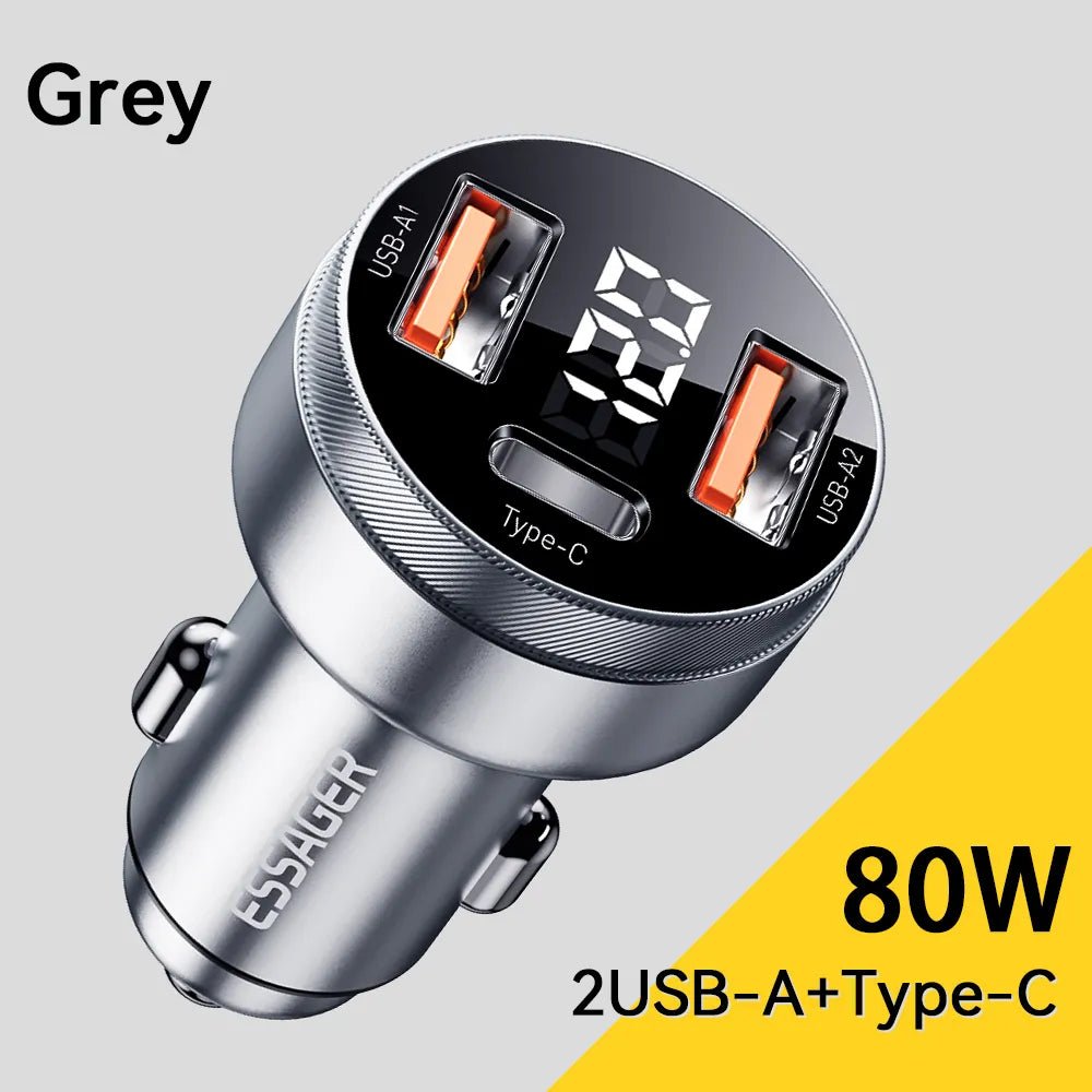 Essager 80W Car Charger - SavageBiz