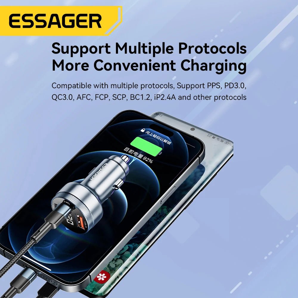 Essager 80W Car Charger - SavageBiz