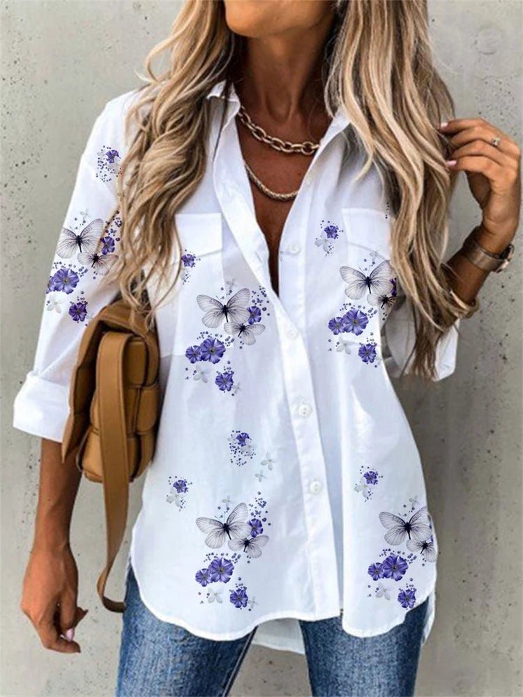 Fashion Designer Long-sleeved Shirt - SavageBiz