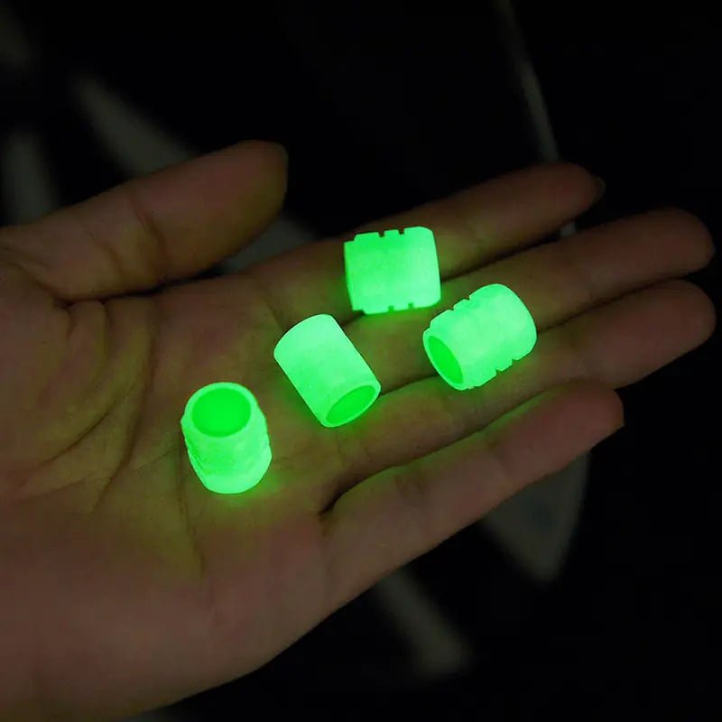 Fluorescent Night Glowing Valve Caps - SavageBiz