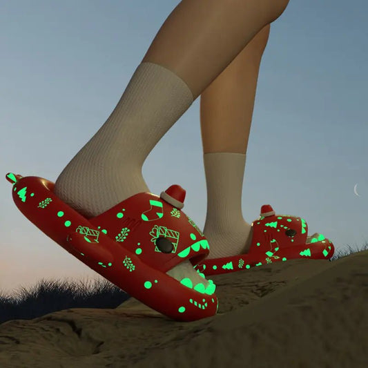 Graffiti Unisex Luminous Flip Flops - SavageBiz