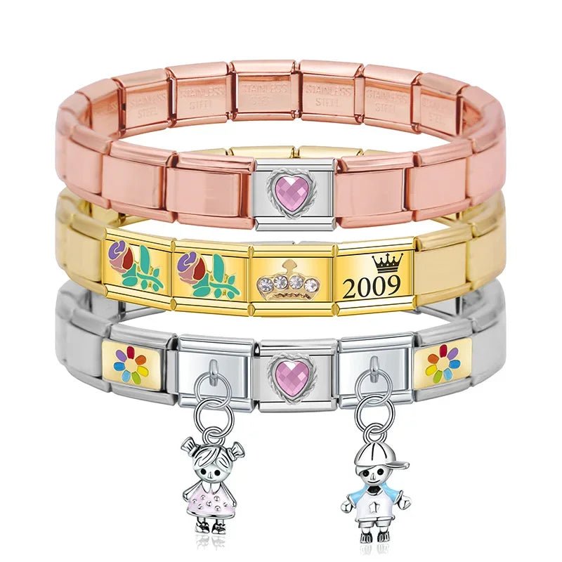 Hapiship Italian Elastic Charm Bracelet - SavageBiz