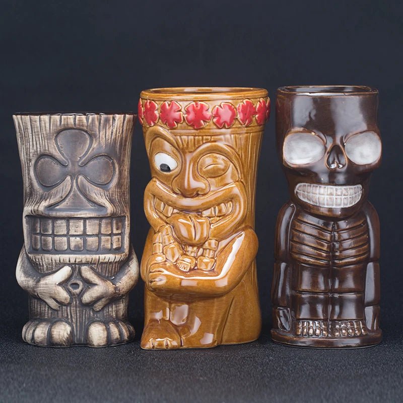 Hawaii Ceramic Tiki Mugs - SavageBiz