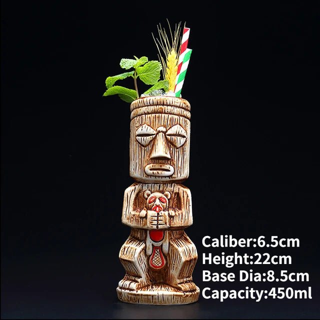 Hawaii Ceramic Tiki Mugs - SavageBiz