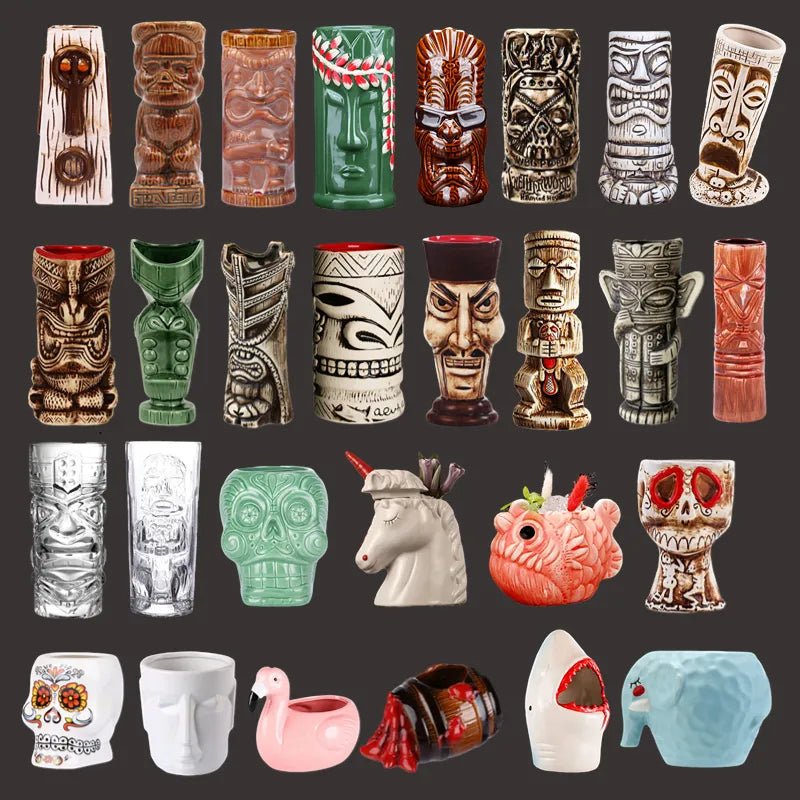 Hawaii Ceramic Tiki Mugs - SavageBiz