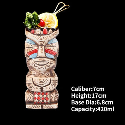 Hawaii Ceramic Tiki Mugs - SavageBiz