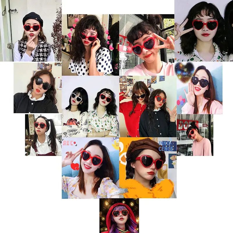 Heart Shaped Sunglasses - SavageBiz