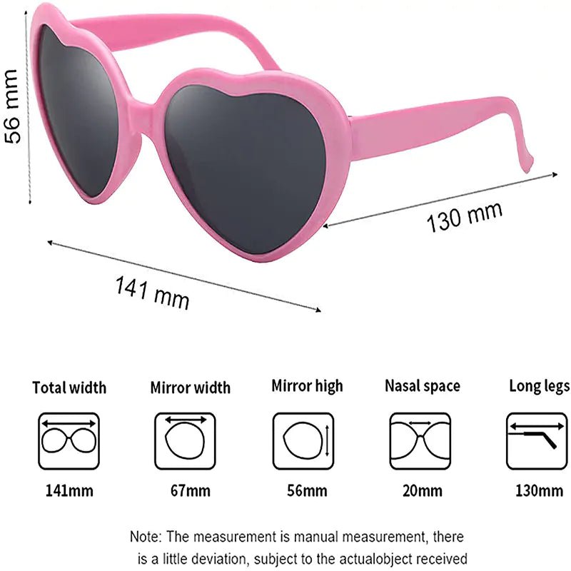 Heart Shaped Sunglasses - SavageBiz