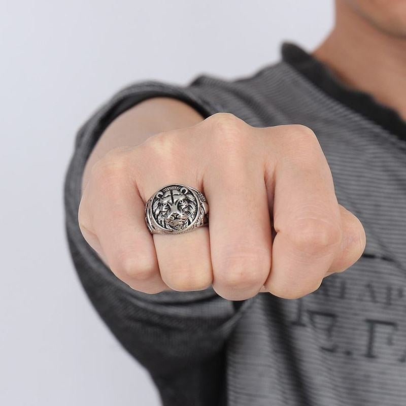 Lion Head Rings - SavageBiz