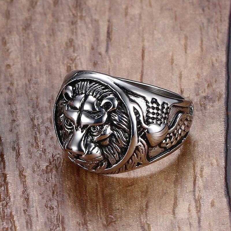 Lion Head Rings - SavageBiz